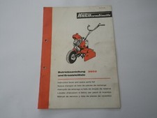 Bedienungsanleitung Ersatzteilliste Hako Combinette (3602) Hako Hausdruckerei