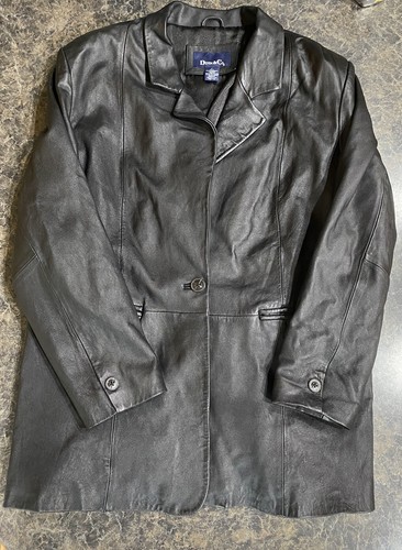 Denim \u0026 Co Leather Jacket Blazer 1 