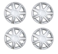 4x Radkappe Radkappen Rubin 13" Zoll Radzierblende Radblende 6 Speichen Silber 