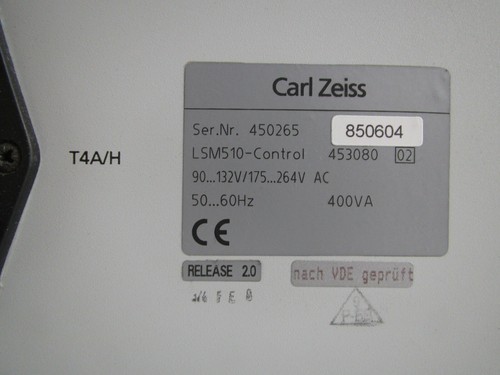 Carl Zeiss LSM 510-Control 450265, para REPUESTOS/REPARACIÓN - Imagen 8 de 11