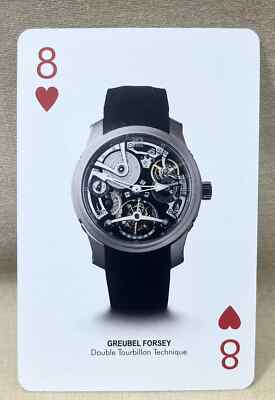 GREUBEL FORSEY Double Tourbillon Technik POKERKARTE Luxus Watcher 8 Herzen