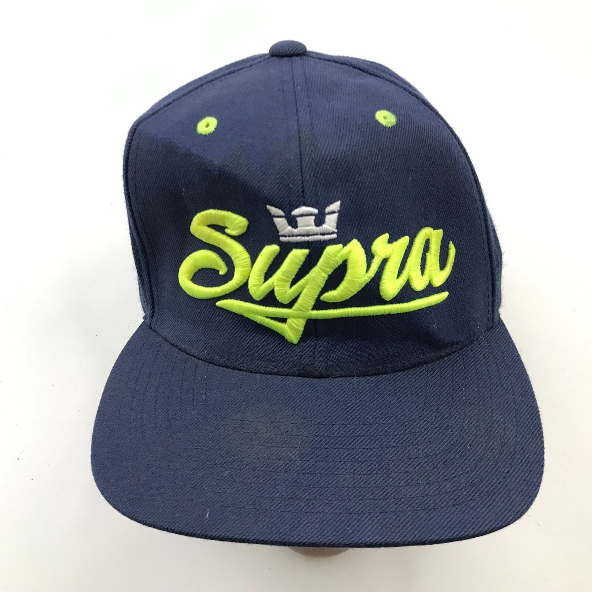 Supra Hat Cap Snapback Blue Green Starter Adjustable Adult 