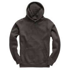 Image of Kids Plain Hoodie Girls Boys Childrens Hooded Sweatshirt (Age 3-13)