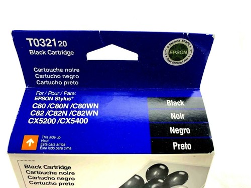 Epson T0321 Druckerpatrone schwarz für Epson Stylus C80/C80N/C80WN/C82 - Bild 3 von 5