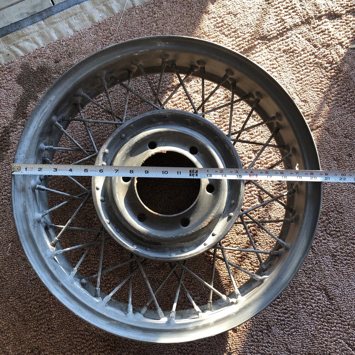 カビゴン様 ホイールまる② 19 Inch Wire Wheel 1928 1929 1930 1931 Era Buick? Packard? READ | eBay