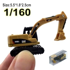 1/160 N Scale Miniature Excavator Engineering Vehicle Diecast Mini Truck Model