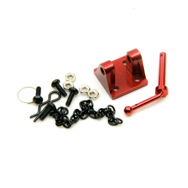 Alloy Metal Trailer Tow Bar Pintle Hook 1/10 Scale RC Rock Crawler