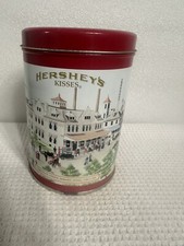 Hershey's Kisses~1990 Lidded 6 " Tin w/Cover (Read Details)
