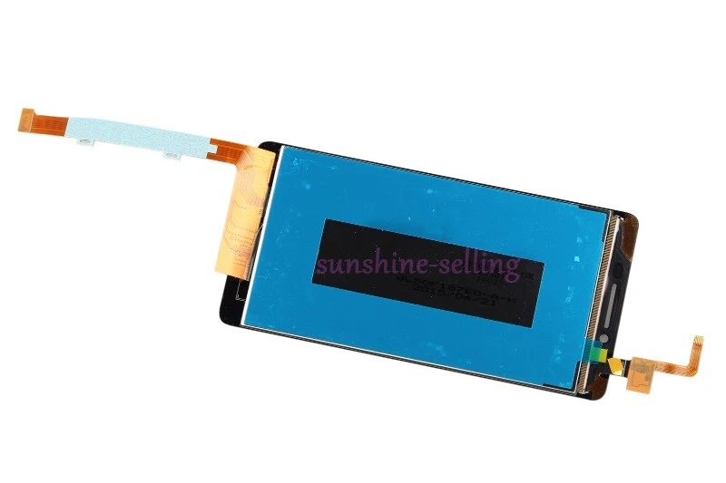 Conjunto de painel de vidro digitalizador tela sensível ao toque display LCD preto para Lenovo A6000 - Imagem 3 de 4