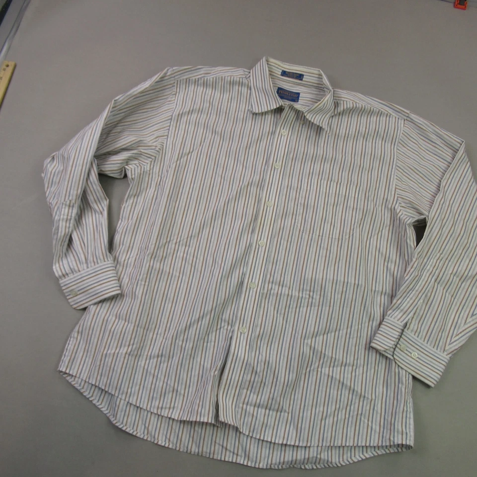 Pendleton Shirt Mens XL Long Sleeve Button Front Adult Metro Stripes - Image 2 of 4