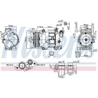 Kompressor Klimaanlage Passend FüR Peugeot 208 2008 I CitroëN C3 Ii DS3