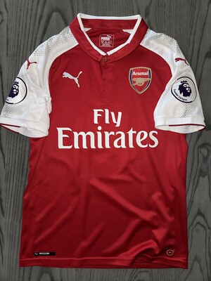 2017/18 Puma Arsenal Ramsey Home Jersey - Size S | eBay