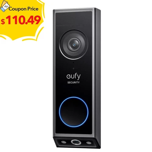 eufy E340 Security Video Doorbell 2K HD Dual Cameras with Delivery Guard |Refurb