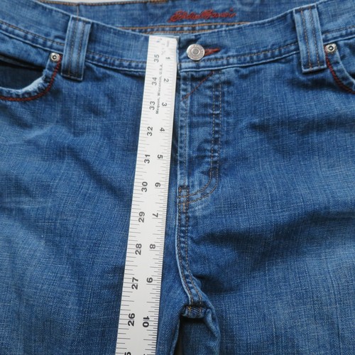 Vintage Eddie Bauer Jeans Med Wash Boot Cut Leg Denim Women's 14 Actual 36X31.5 - Picture 13 of 14