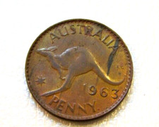 Australia 1963 1 Penny Coin