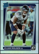2021 Panini Donruss Optic Elijah Molden Holo Card #300