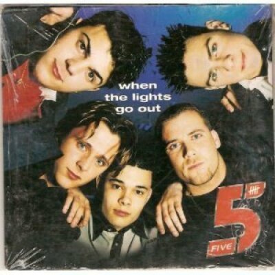 Five When the lights go out (1998, 2 tracks, US, cardsleeve)  [Maxi-CD]