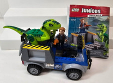 LEGO Jurassic World Raptor Rescue Truck 10757 Park Retired Complete w/out Box