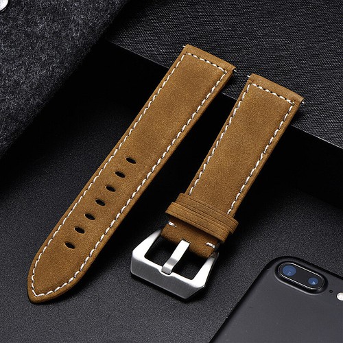 18mm Nubuck Leather (Change Tool + Springs Included) Watchband/Watch Strap - Picture 10 of 13