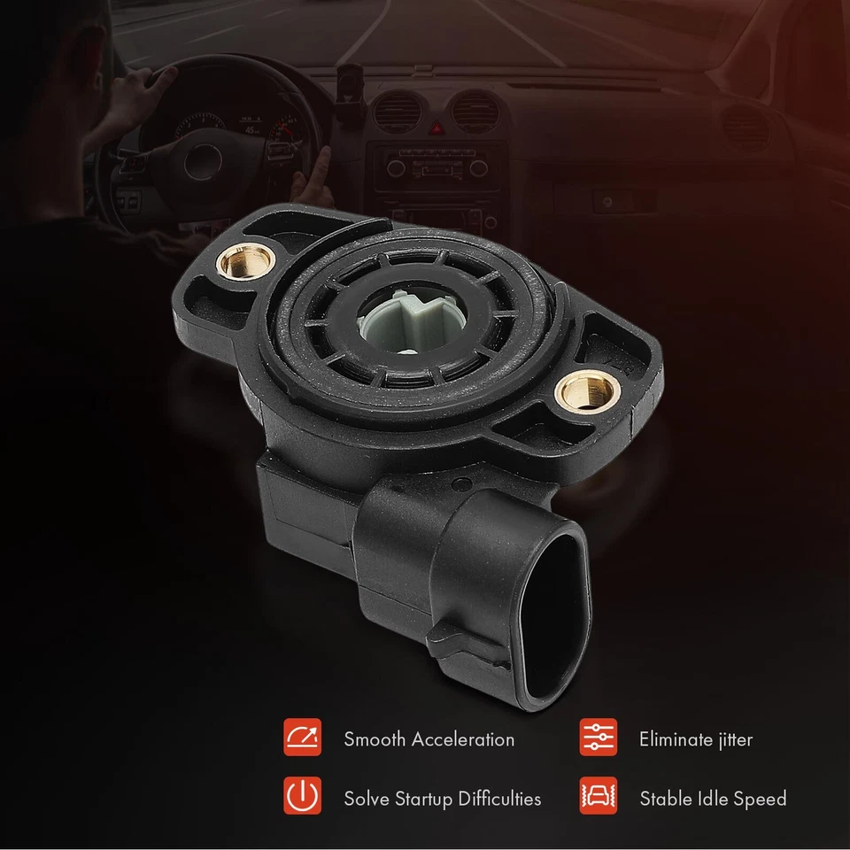 Sensor de posición del acelerador para Volkswagen Pointer 1998-2007 furgoneta 03-09 con 3 palas Foto 3 de 4