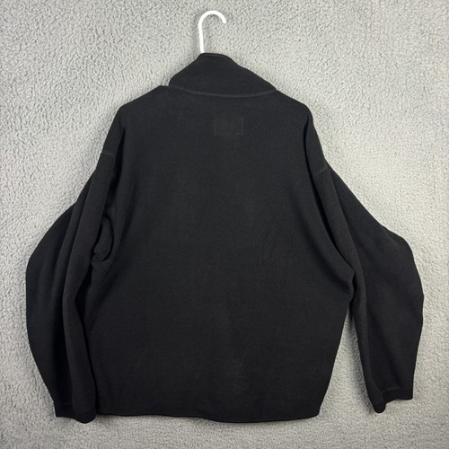 Vintage REI Polartec Fleece Jacket Men's XL Black Full Zip Long Sleeve - Picture 2 of 19