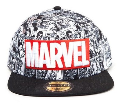 Cap Marvel klassische rote und weiße Logo-Caps   Gadget