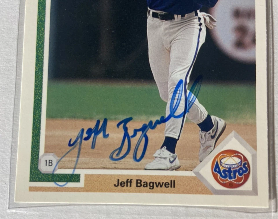 Jeff Bagwell 1991 Upper Deck Rookie Card #755 RC Autograph In Person Auto - Image 2 of 4