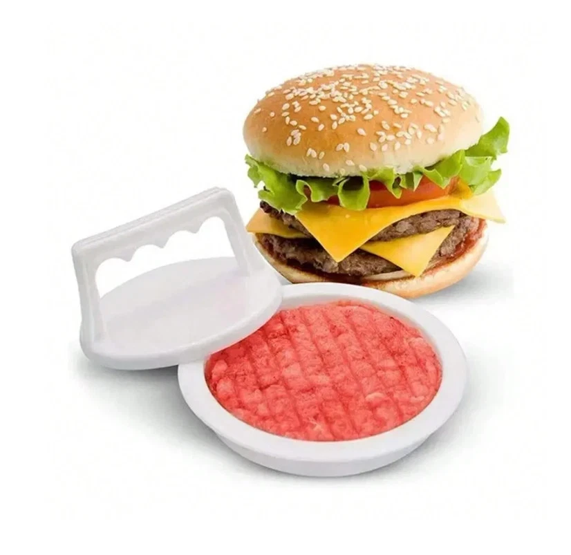 Molde para hacer hamburguesas prensa para hacer hamburguesas con forma perfecta herramienta de parrilla de barbacoa* Foto 2 de 4