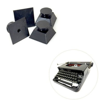 x4 New Rubber Feet for Smith Corona Flattop Typewriter Standard Silent Sterling