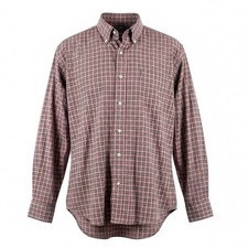 Polo Ralph Lauren Mens Large Plaid Button Down Shirt Red Green Long Sleeve 3143