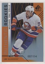 2018 SP Game Used Authentic Rookies Orange Rainbow 7/114 Michael Dal Colle hj3