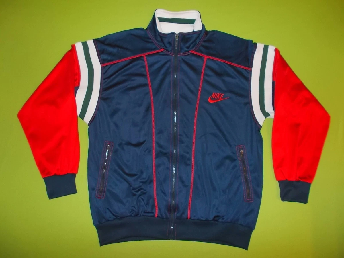Jacke NIKE (L) PERFEKT!!! TRAININGSANZUG OBERTEIL Trainingsjacke BLAU