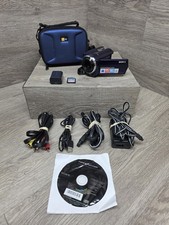 Sony Handycam DCR-SR68 Blue Video Digital Camcorder 80GB Bundle Tested 