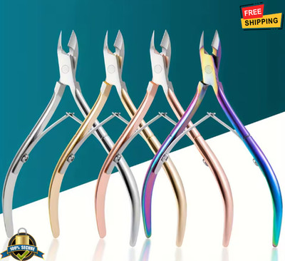 Stainless Steel Cuticle Nipper Dead Skin Remover Nail Art Clipper Tool