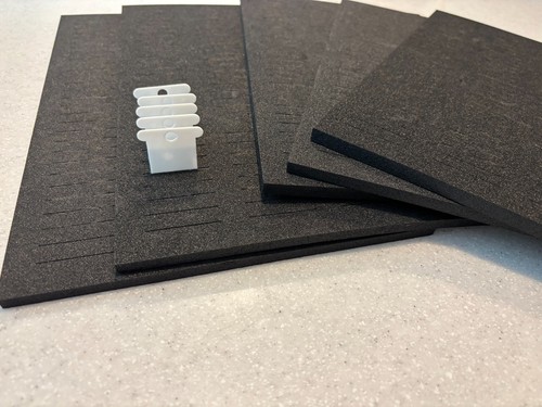 Pip and Chip Foam Inserts for Bisely 5 Drawer Cabinet Thin Standard Bobbins