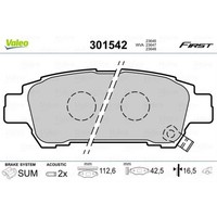 Valeo BremsbeläGe Bremsbelegsatz Hinten FüR Toyota Avensis Verso Previa