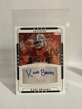 2023 Sage Artistry Karl Brooks Rookie RC Black Border SSP Auto #ART-KB Packers