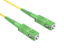 OS2 SC/APC to SC/APC Simplex 9/125 Singlemode Fiber Optic Cable