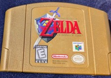 Vintage 1992 Legend Of Zelda N64 Gold Collect...