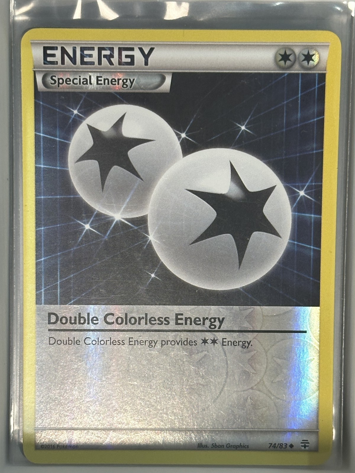 Double Colorless Energy - 74/83 - Reverse Holo - Generations - Pokemon TCG 👑