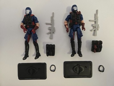 2008 GI JOE 25TH ANNIVERSARY COBRA VIPER V16 LOOSE COMPLETE FIGURE X2