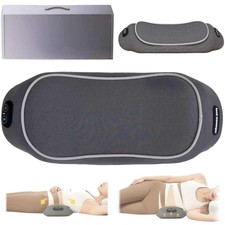 Rechargeable 3-in-1 Lumbar Massager with Heat  Traction - Portable Electric ...