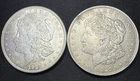 Lot Of 2 1921  MORGAN SILVER DOLLAR 90% Silver Coins