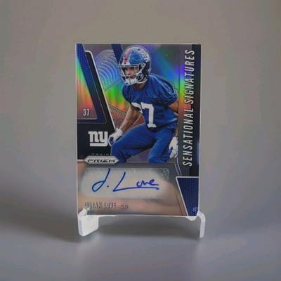2019 Panini Prizm - Sensational Signatures Julian Love #SE-JUL (AU, RC)