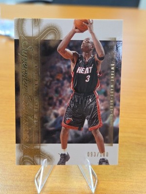 2003-04 UD Rookie Exclusives Superstar Exclusives Dwyane Wade RC #EX63 /100 HOF