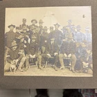 Post Civil War Cabinet Card Photo Identified US Soldier Band Dog New York Lot 2