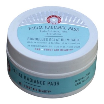 First Aid Beauty Facial Radiance Pads 28 Count Exfoliate Tone Brighten New