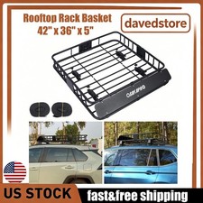 For Audi 42 X 36 X 5 Car Rooftop Cargo Carrier Basket Rack Luggage Holder