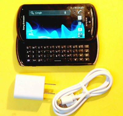 *VIEW PHOTOS* WORKING SONY ERICSSON XPERIA PRO MK16A SLIDER  FIDO CELL PHONE