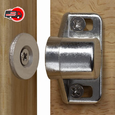 2 Pack Magnetic Cabinet Door Catch with Neodymium Magnet Cabinet Latch Magnetic